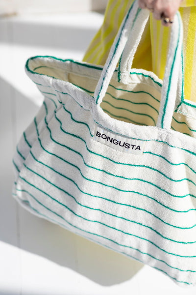 Strandtas uit badstof - Bongusta