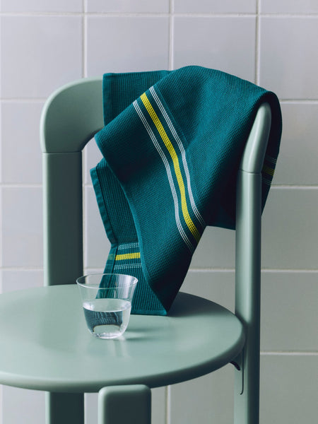 Keuken handdoek - HAY - groen-geel