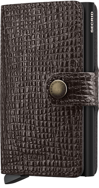 Miniwallet - palmellato Brown