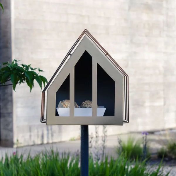 Vogel voederhuisje - framed Feeder - op paal