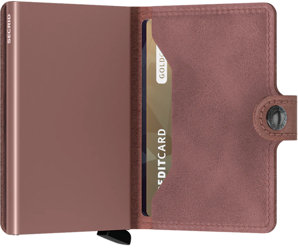 Miniwallet - vintage mauve - portefeuille