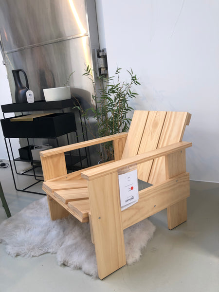 Showroommodel - Crate - lounge stoel