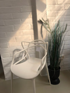 Showroommodel - Masters - stoel met armleuning - wit