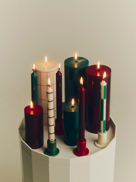 Kandelaar Tube - small - groen