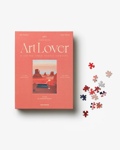 Puzzel - Art lover roze