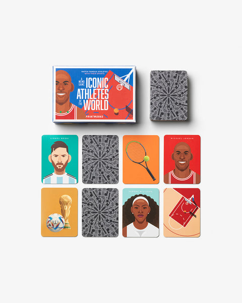 Memoryspel - iconic athletes