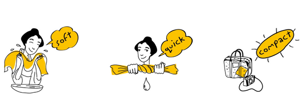 Japanse tenugui handdoek - prints
