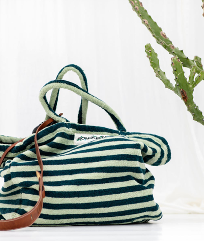 Strandtas uit badstof - Bongusta