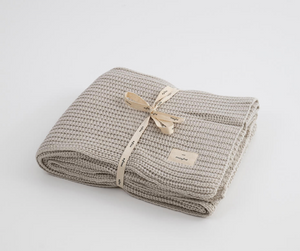 Plaid - woolen weave - beige