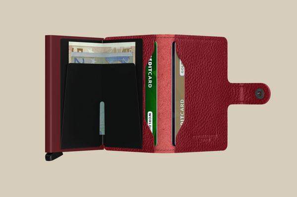 Miniwallet - rood/bordeaux - portefeuille