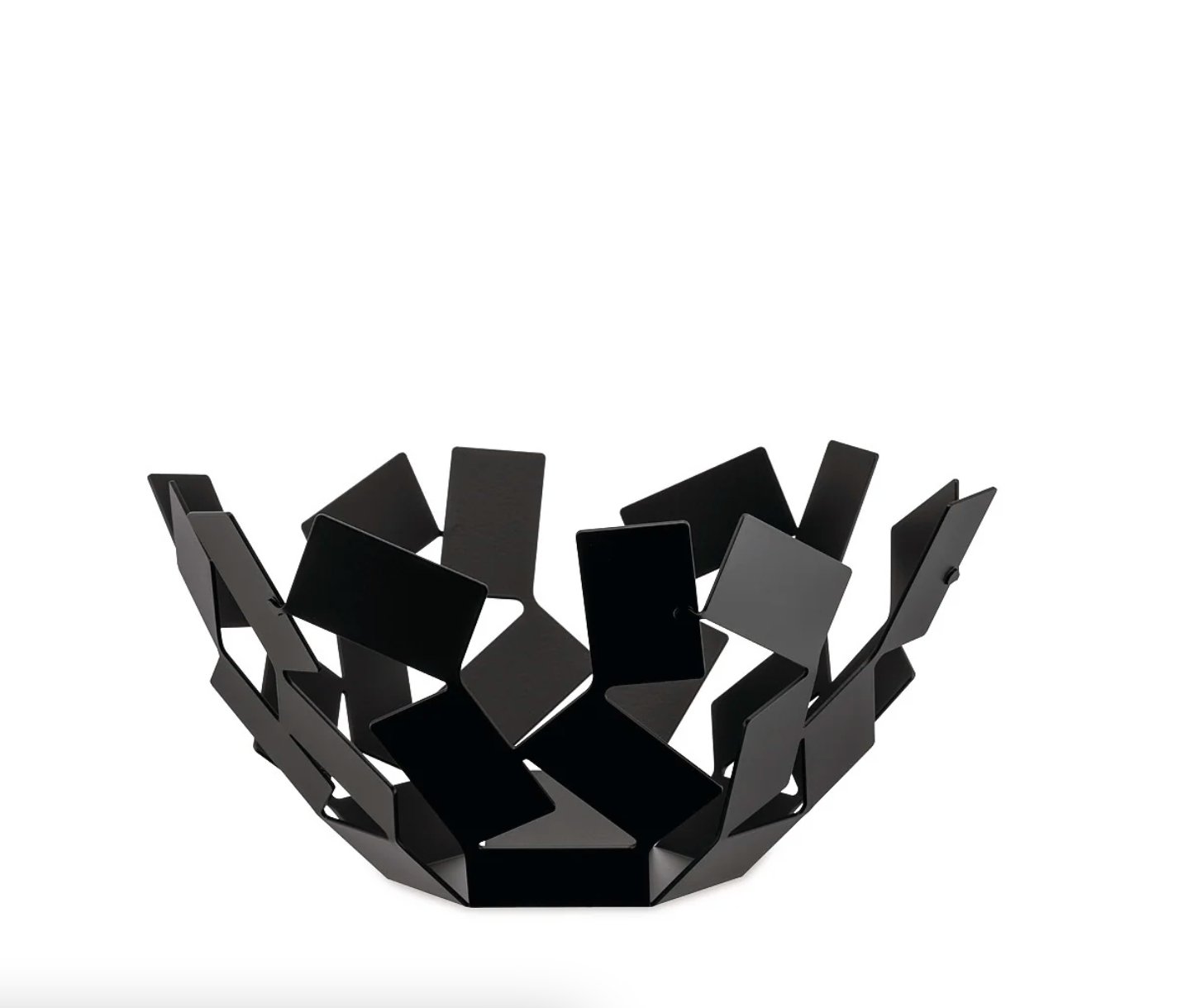 Fruitschaal - zwart Alessi