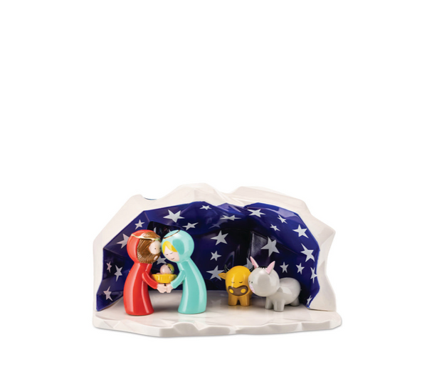 Kerststal Happy Eternity Baby - Alessi