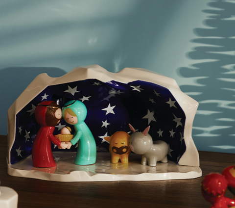 Kerststal Happy Eternity Baby - Alessi