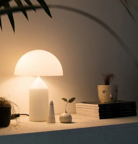 Atollo lamp - opaal glas