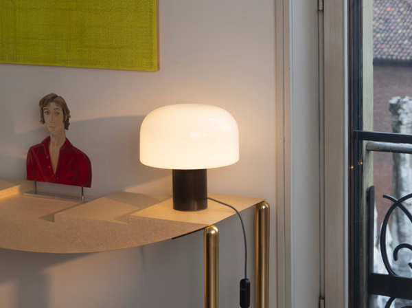 Bellhop - glas - tafellamp