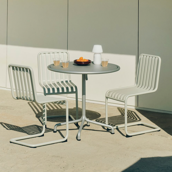 Palissade outdoor stoel met sledepoot - cantilever chair