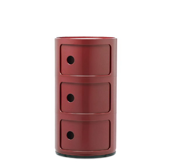 Componibili - 3 lagen, glans bordeaux NIEUW