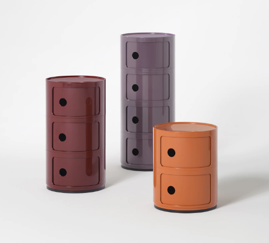 Componibili - 3 lagen, glans bordeaux NIEUW