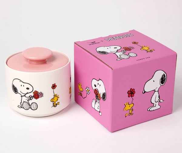 Bewaarpot - Snoopy Peanuts - love is in bloom