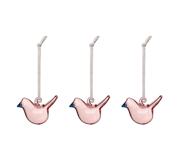 Mini birds in glas - set van 3 - iittala