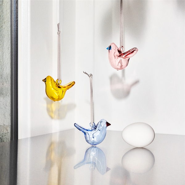 Mini birds in glas - set van 3 - iittala
