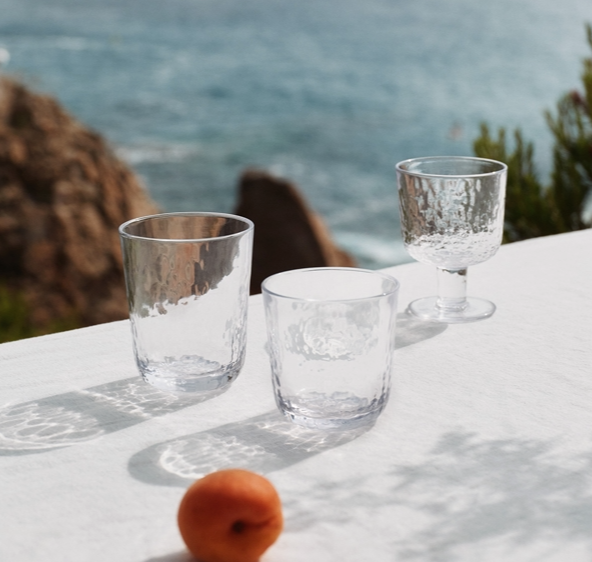 Mainio - glas met voet - set van twee
