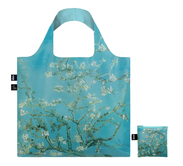 Opvouwbare zak - LOQI shopper - Van Gogh Almond Blossom