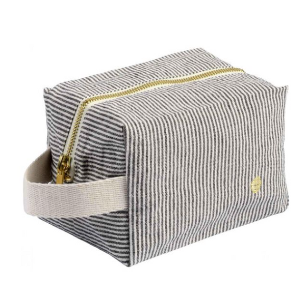 Katoenen Toilettas cube - Finette caviar small model