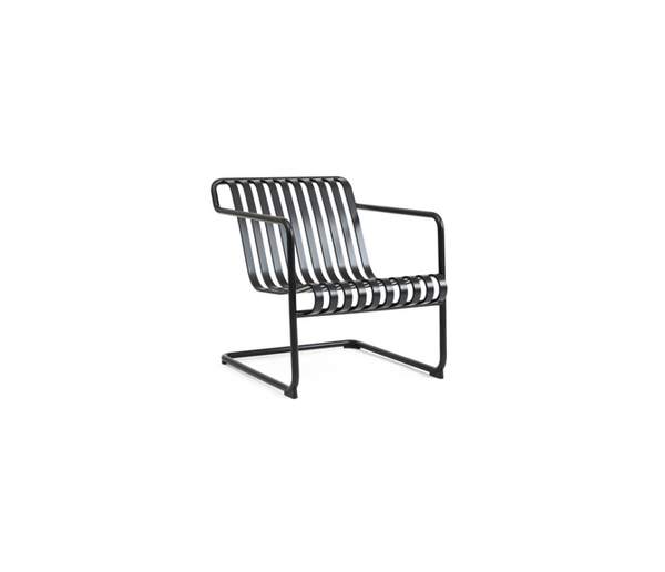 Palissade outdoor lounge stoel met sledepoot - cantilever lounge low