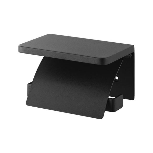 Toiletrolhouder wandmontage - zwart