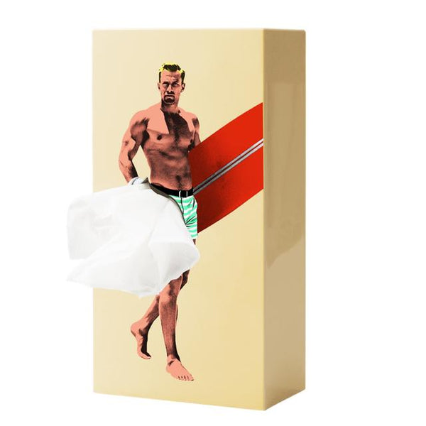 Tissue up boy - zakdoekdoos beige