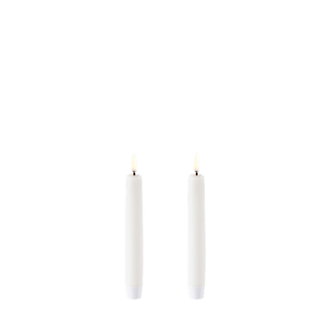 LED kaars - kort - set van 2