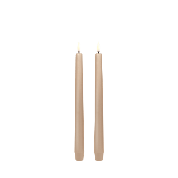 LED kaars - lang - set van 2