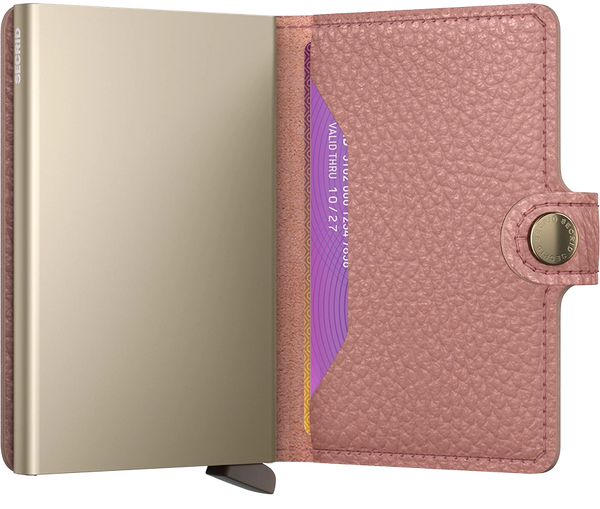 Miniwallet - pebble roze - portefeuille