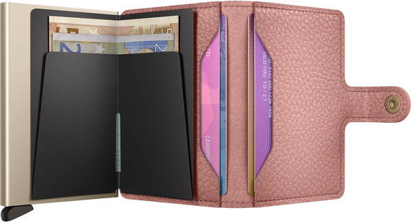 Miniwallet - pebble roze - portefeuille
