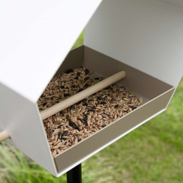 Vogel voederhuisje - the big diamond - op paal