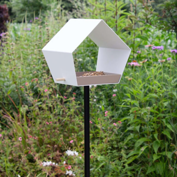 Vogel voederhuisje - the big diamond - op paal