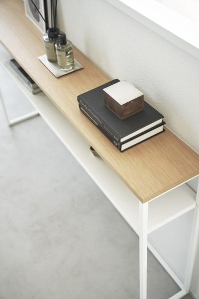 Console tafel - wit - twee laags