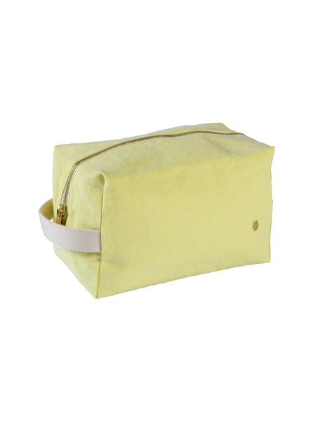 Toilettas cube - medium - sunshine - zacht geel