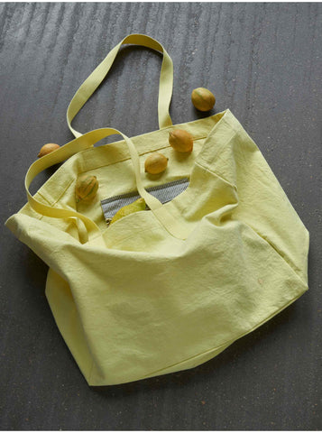 Shopping bag - sunshine zacht geel