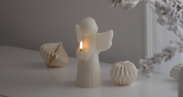 LED kaars - engel -large