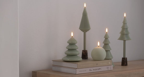 LED kaars - kerstboom