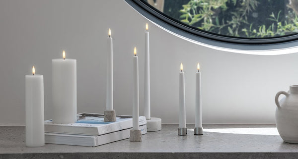LED kaars - lang soft fit - wit