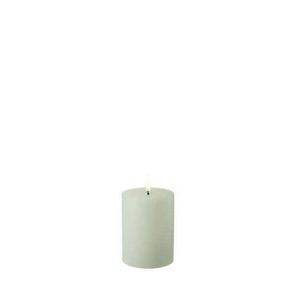 LED kaars - stompkaars - sage groen