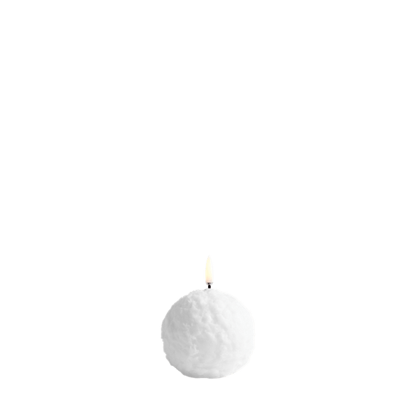 LED kaars - sneeuwbal