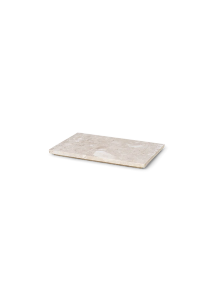 Tray / tablette  voor plant box - marmer off white