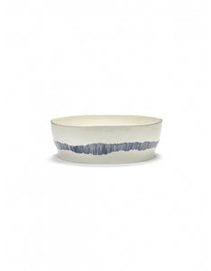 OTTOLENGHI FEAST - saladekom - white + swirl stripes blue