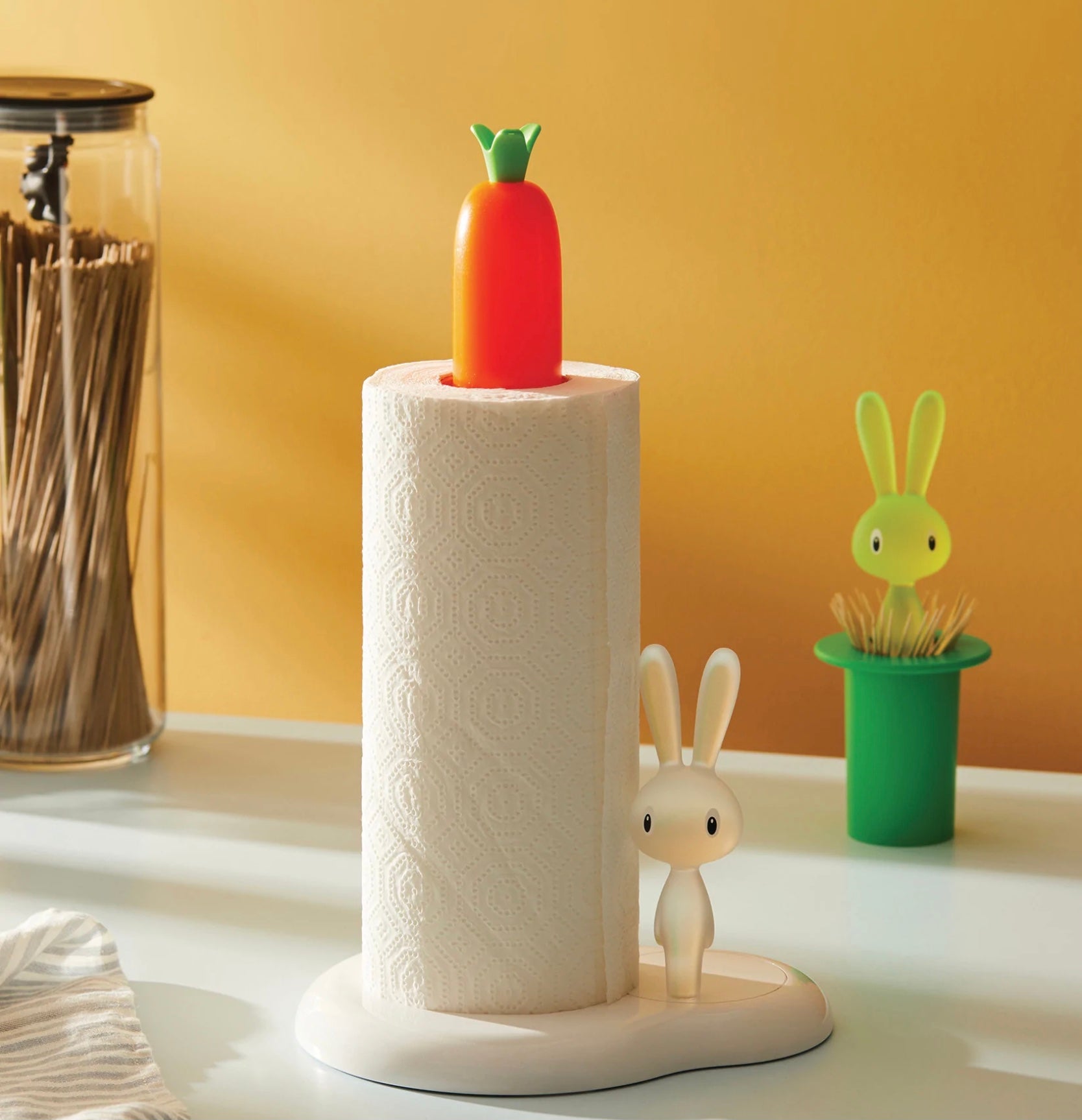 Keukenrolhouder Alessi - Bunny&Carrot