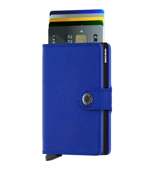 Miniwallet - crisple blauw - portefeuille