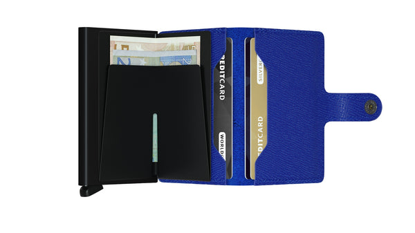 Miniwallet - crisple blauw - portefeuille